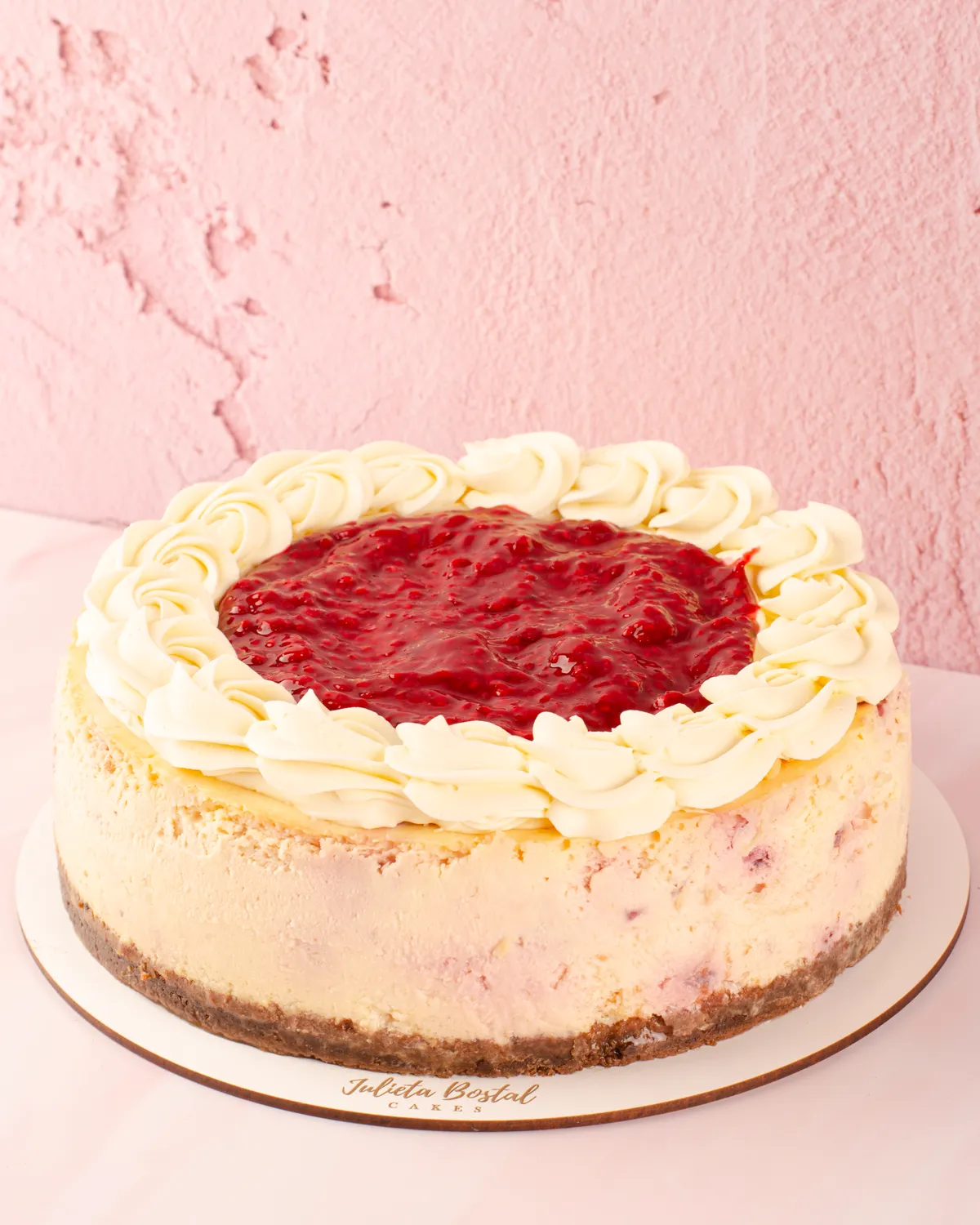 CHEESECAKE LIMÓN Y FRAMBUESA